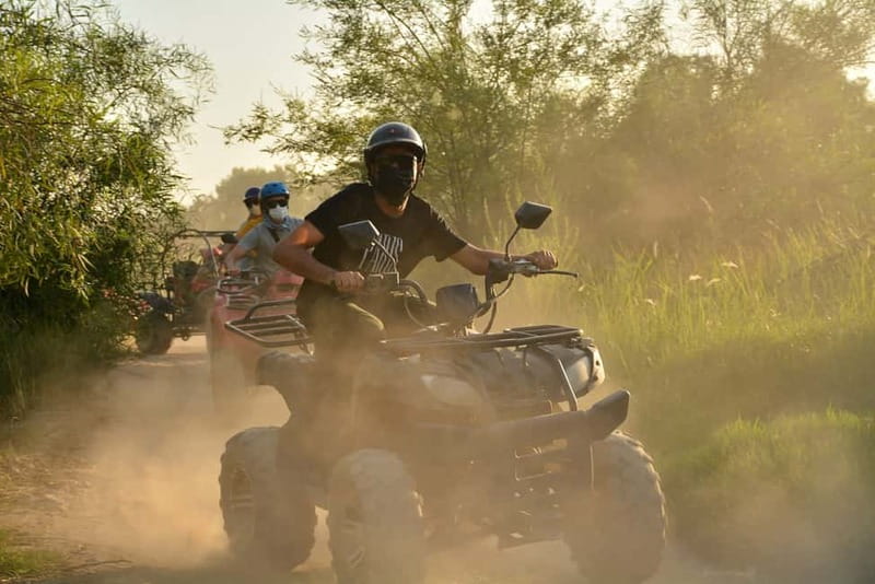 Antalya: Lara Beach Region Quad Safari - Breaks, Wildlife, and the Beach Setting