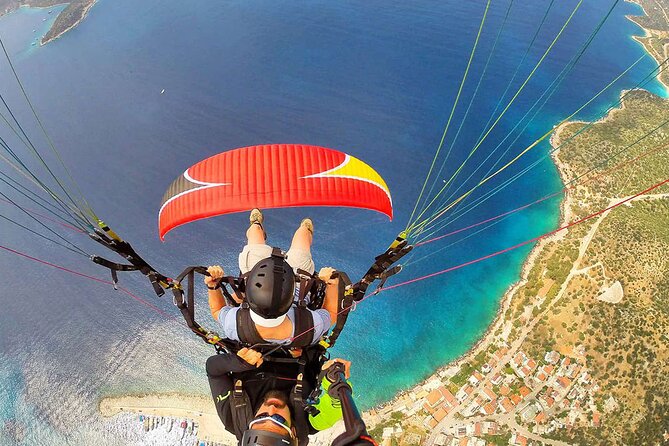 Antalya Paragliding Experience By Local Expert Pilots - Ten to fifteen minutes above Cleopatra Coast