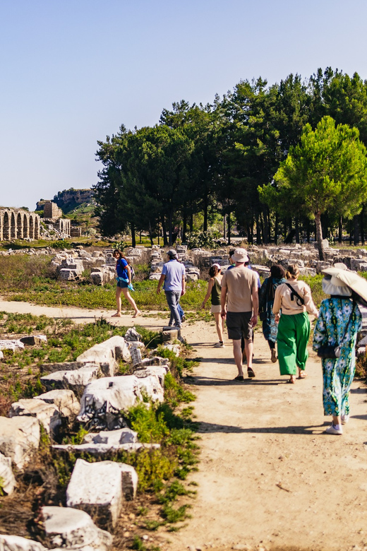 Antalya: Perge, Aspendos, City of Side, and Waterfalls Tour - Perge: A proper Roman city to walk through
