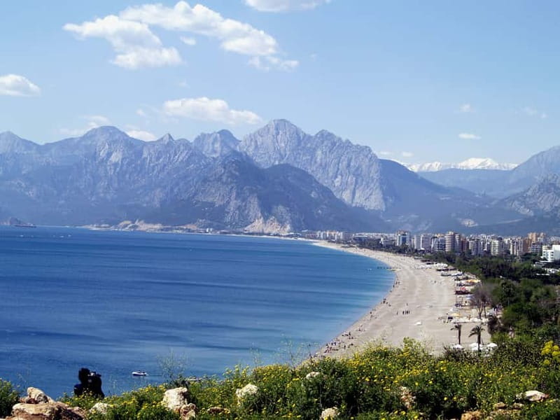 Antalya Private City Tour Waterfalls and Old Town Boat Tour - Lower Düden Falls and the Mediterranean drop