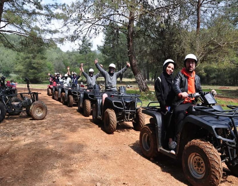 Antalya: Quad-Bike Excursion in Side Forest & Hotel Pick-Up - From Antalya hotels to the Side Forest start