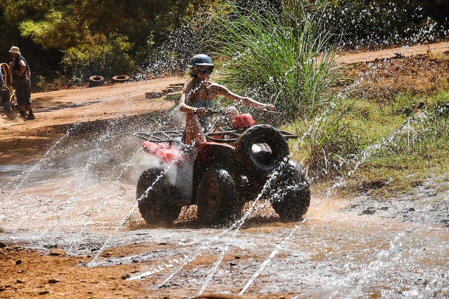 Antalya: Quad Safari Experience with Hotel Transfer - Forest tracks, riverbeds, and muddy turns