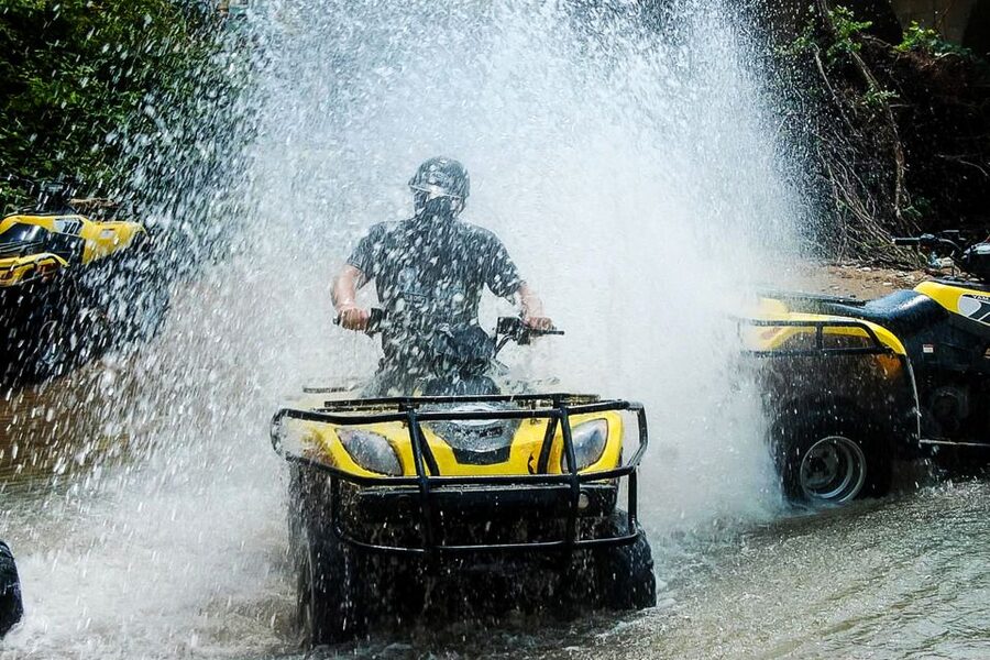 Antalya: Quad Safari Experience with Hotel Transfer - Returning to the base with a layer of dust