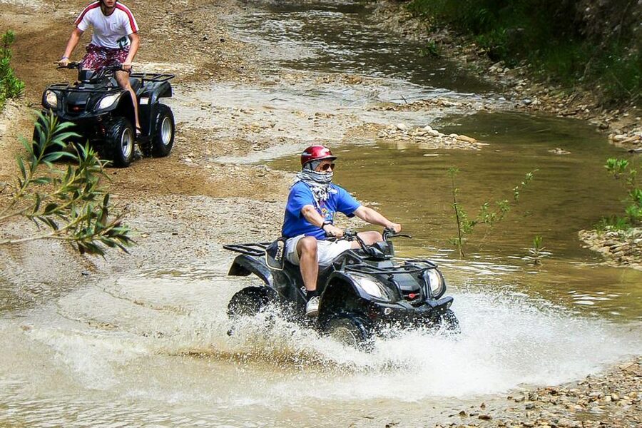 Antalya: Quad Safari Experience with Hotel Transfer - Safety briefing and first practice laps