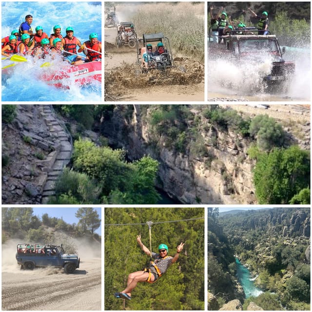 Antalya: Rafting Jeep Buggy&Quad Safari zipline canyon visit - Five things to know before you book