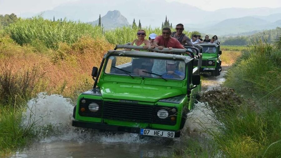 Antalya: Rafting with Lunch and Zipline/ATV or Jeep Option - The zipline view over the canyon