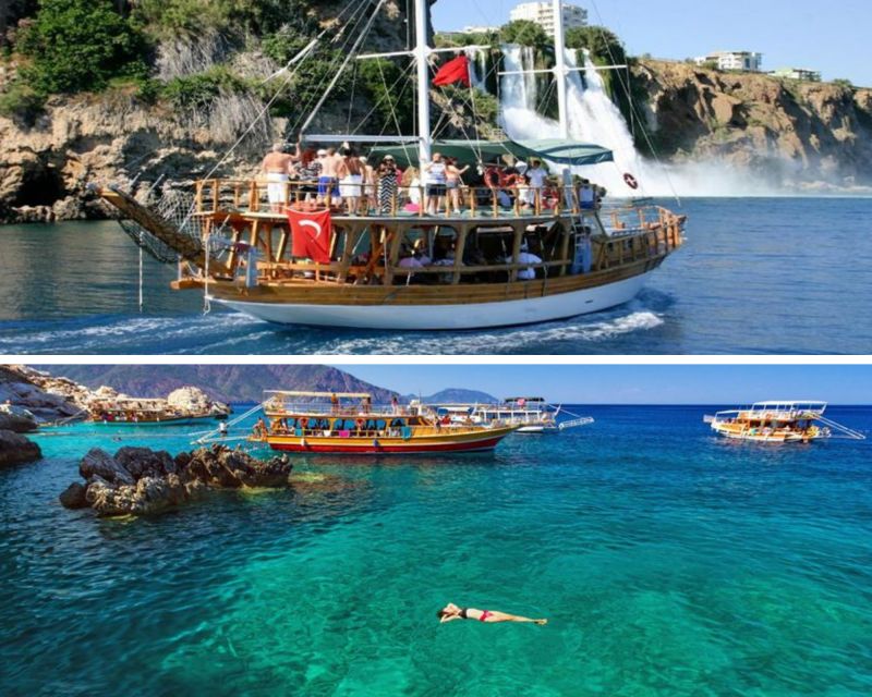 Antalya: Relax Boat Trip with Lunch to the Duden Waterfall - What the $45 price really includes