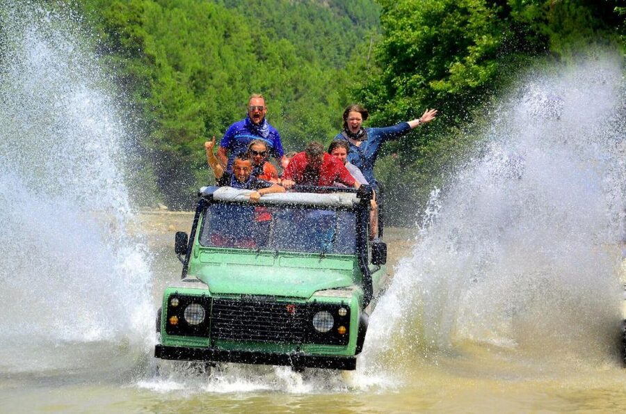 Antalya: Super Combo Quad, Buggy, Rafting & Zipline w/Lunch - Off-road roads, village views, and muddy fun