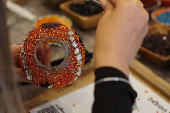 Antalya: Turkish Mosaic Lamp Workshop in Old Town – All Included - Making A Lamp With Children And Older Family Members