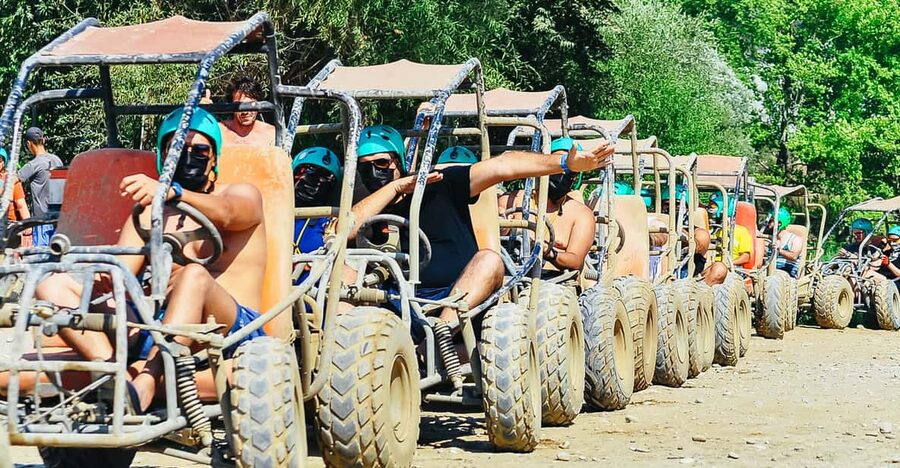 Antalya: Ziplining, Rafting, Jeep Tour & Quad Safari w/Lunch - Reaching Tornado Rafting from Antalya