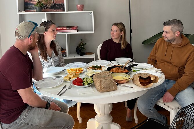 Authentic Turkish Antioch Breakfast with Local Sisters - Eggs with sucuk add a savory Turkish touch