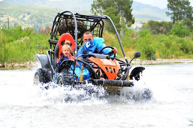 Belek Combo Tour 3 in 1 Rafting Buggy Zipline With Lunch - Ziplining across the river