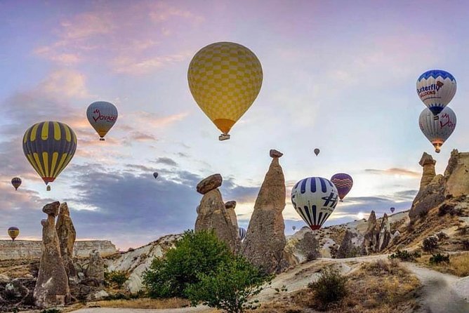 Best Sunrise Horse Riding Tour in Cappadocia - Min.2 pax. - Views toward Uchisar Castle