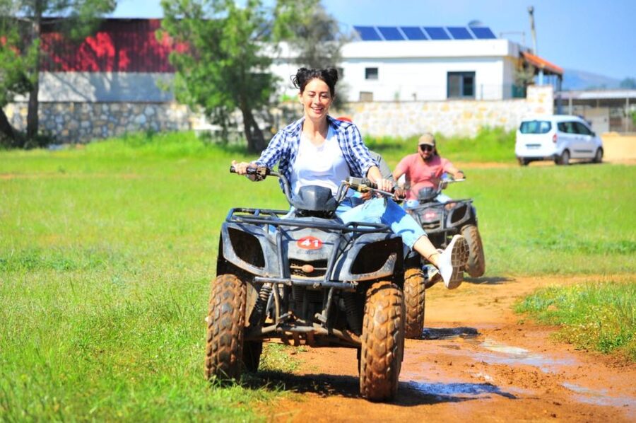 Bodrum: Off-Road Quad Safari with Hotel Pickup - Getting ready at the quad station