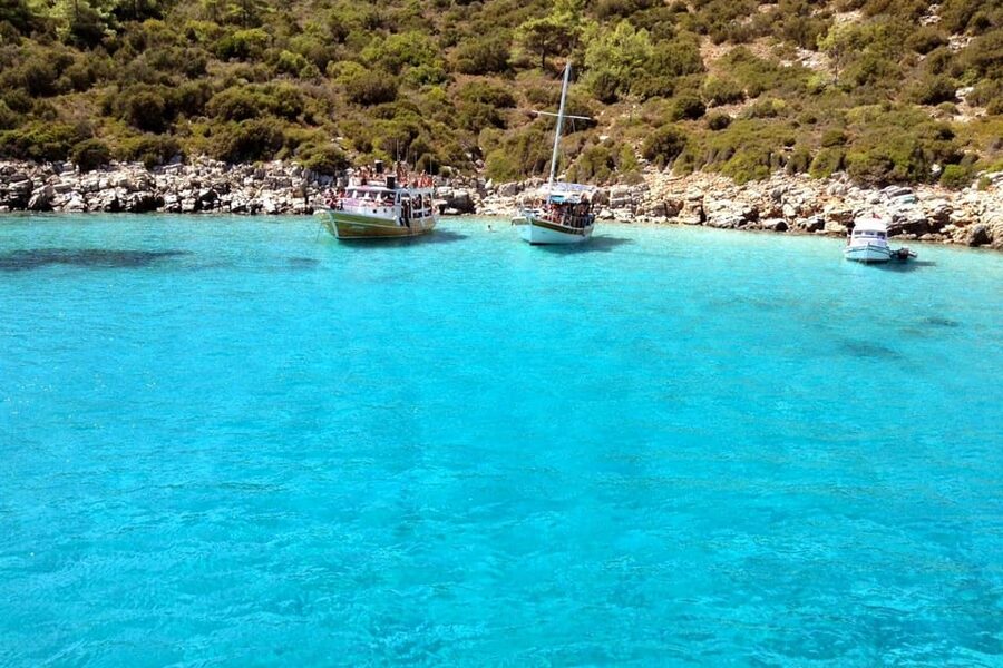 Bodrum: Orak Island Boat Trip with Lunch & Optional Transfer - Rabbit Nose National Park on the return
