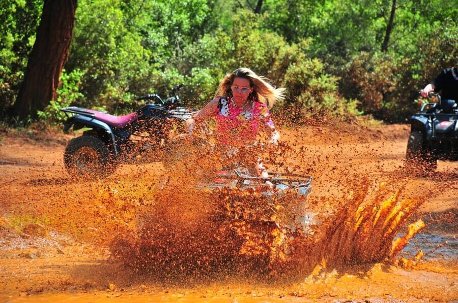 Bodrum Quad Safari - Learning to handle an automatic quad
