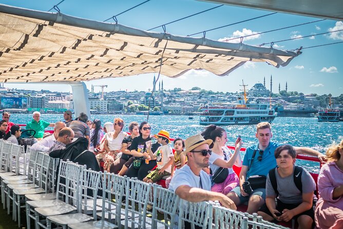 Bosphorus Cruise Boat Tour İstanbul And Golden Horn With Guide - Distant Sights From the Water