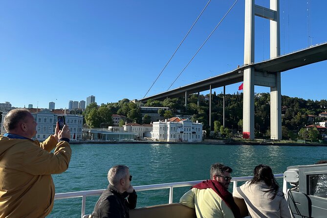 Bosphorus Daytime or Sunset Sightseeing Cruise & Audio Guide - Dolmabahçe Mosque and Palace from the water