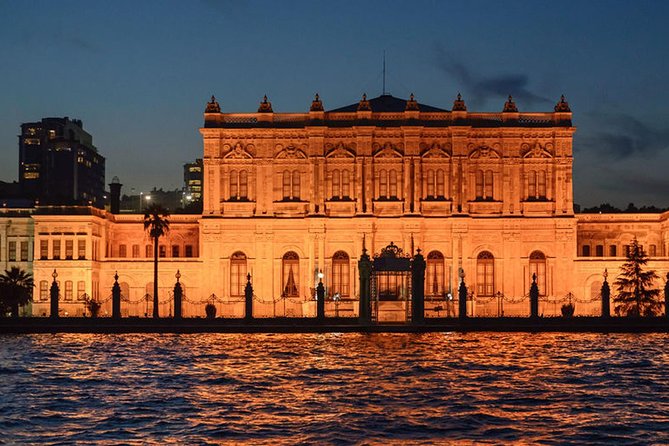Bosphorus Dinner Cruise & Entertaintment & Private Table & Wi-Fi - Dolmabahçe Palace: Ottoman Grandeur Along the European Shore