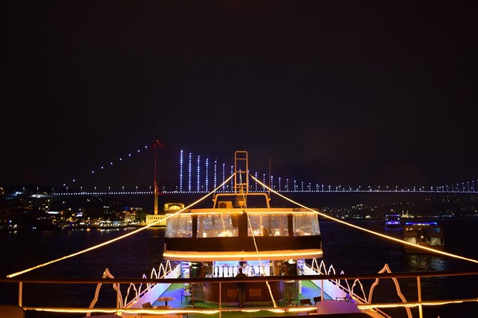 Bosphorus Dinner Cruise with Folk Dance and Live Performances - Dolmabahçe Palace and the European shoreline
