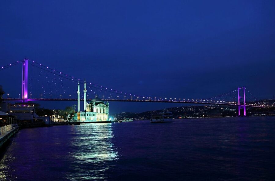 Bosphorus: Dinner Cruise with Live Performances Experience - The Bosphorus views from your dinner table