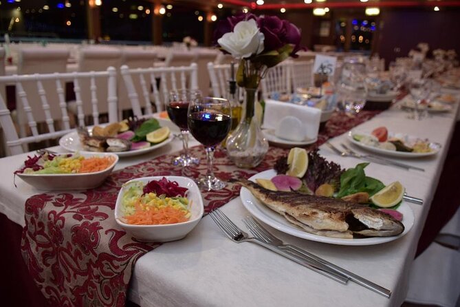 Bosphorus Dinner & Show Cruise (All Inclusive) - Dinner: Turkish flavors with a practical warning