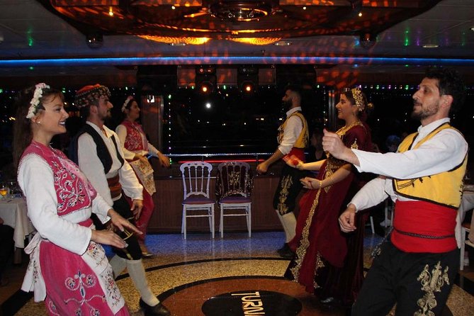 Bosphorus Sightseeing Cruise with Turkish Live Show and Dinner - Dolmabahçe Palace and the European shore