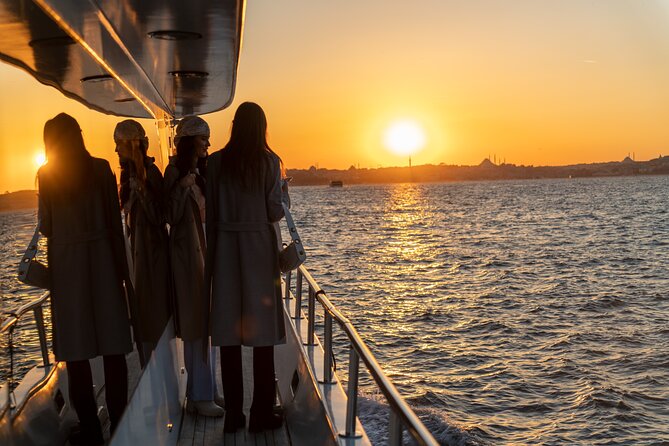 Bosphorus Sunset Cruise on Luxury Yacht with Transfers - Dolmabahçe and Çırağan, Ottoman grandeur at the European shore