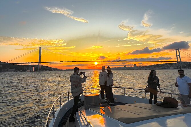 Bosphorus Sunset Yacht Cruise with Snacks and Live Guide - Snacks, drinks, and what you really receive