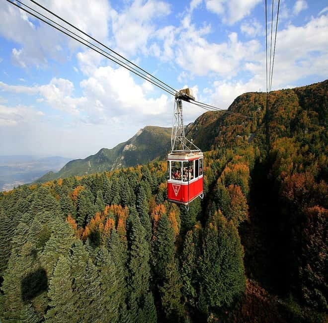 Bursa Nature Tour with Lunch & Cable Car (optional) - The 25-minute cable-car ride over Bursa
