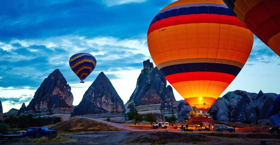 Cappadocia: 1 of 3 Valleys Hot Air Balloon Flight - Balloon inflation is part of the experience