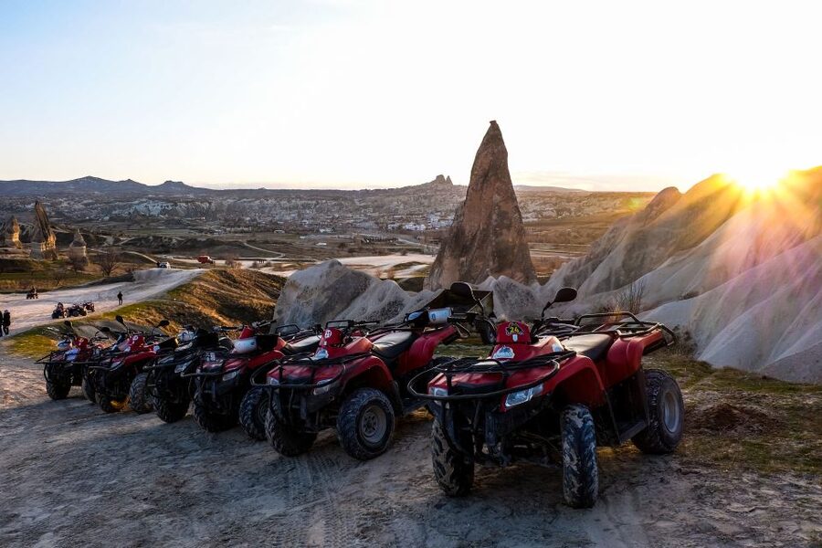 Cappadocia: 2-Hour Sunset ATV Safari with Hotel Transfer - The safety briefing and first ride