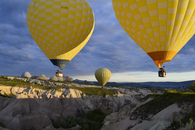 Cappadocia Balloon Ride with Breakfast, Champagne AT GOREME OVER - Flight length, landing, and the post-flight toast
