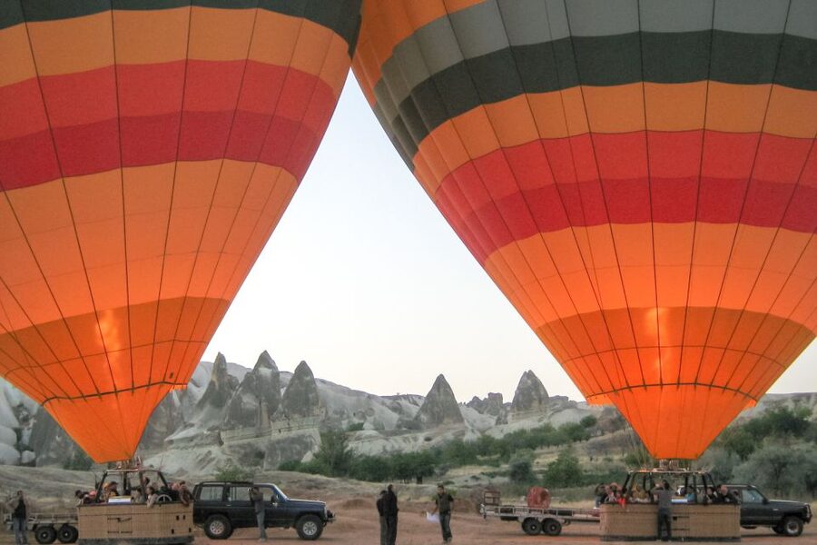 Cappadocia: Discover Sunrise on a Hot Air Balloon - Sunrise above the fairy chimneys