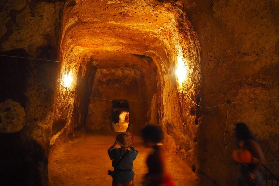 Cappadocia: Green Tour - Ihlara Valley & Underground City - Selime Monastery looks like a fortress carved from stone