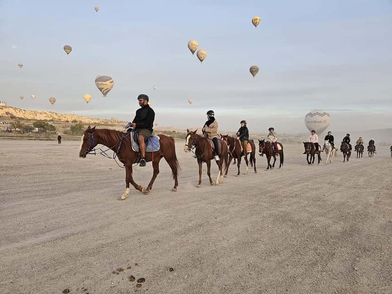Cappadocia : Horseback riding with fantastic view - Rose and Red Valleys: the best setting for first light