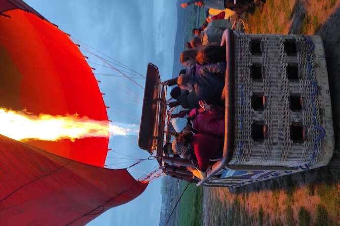 Cappadocia Hot Air Balloon Flight / Over Goreme & FairyChimneys - Landing, champagne, and the ride back