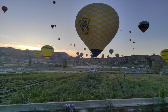 Cappadocia Hot Air Balloon Flight / Over Goreme & FairyChimneys - The pre-dawn pickup and launch site