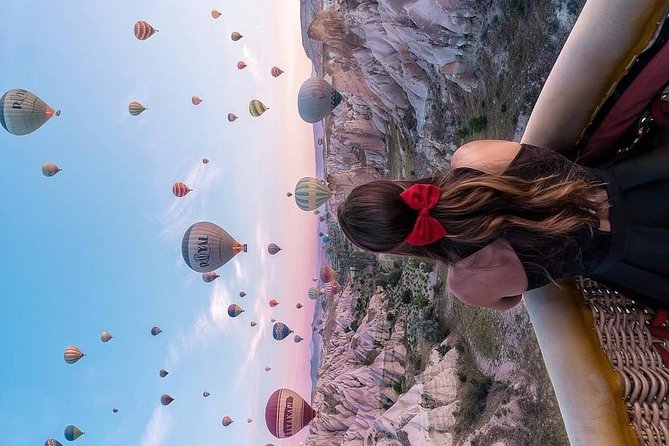 Cappadocia Hot Air Balloon Ride / Royal Balloon - The landing and sparkling wine ceremony