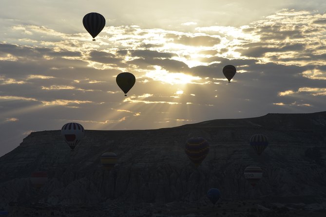 Cappadocia Hot Air Balloon Ride with Breakfast and Champagne - Red Valley and Rose Valley from the sky