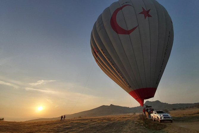 Cappadocia Hot Air Balloon Ride with Transfers - Cappadocia from above, and the limits of the listed stops