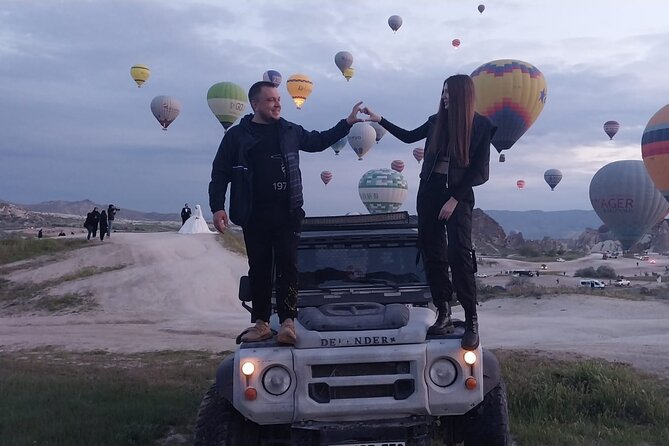 Cappadocia Jeep Safari – 2-Hour Sunrise or Sunset Adventure - Red Valley as the color changes