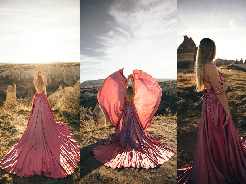 Cappadocia: Photo Shooting With Flying Dresses - Love Valley at sunrise
