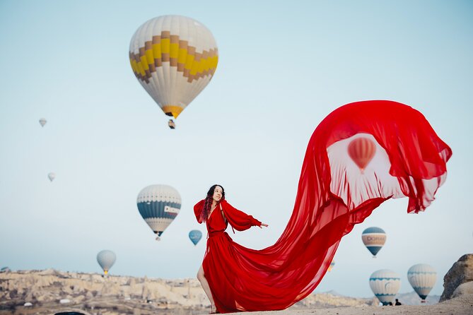 Cappadocia Photoshoot with Flying Dress & Instagram Reels - Photos, reels, and the ten-day editing wait