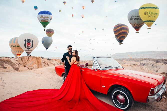 Cappadocia Photoshoot with Flying Dress & Instagram Reels - Choosing the flying dress one day before