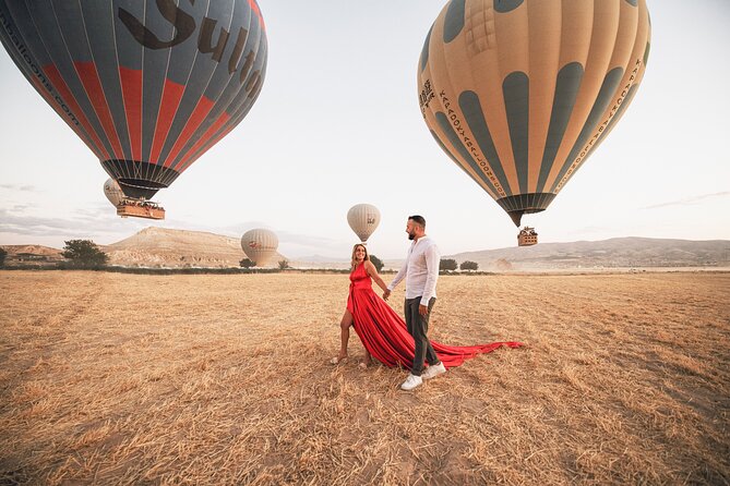 Cappadocia Private Flying Dress & Hot Air Balloon Photoshoot - Who will enjoy this most