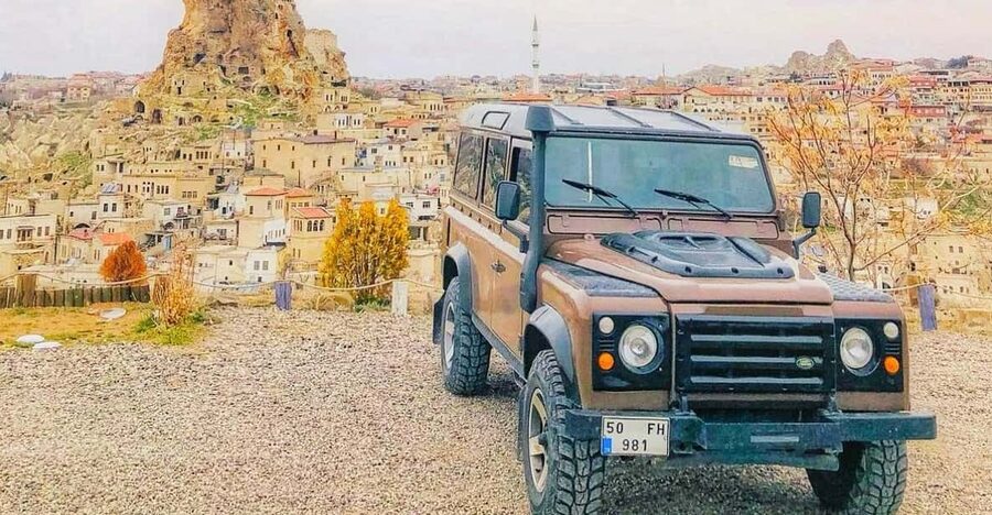 Cappadocia: Private Sunset, Sunrise & Day Jeep Safari Tour - Leaving the hotel and heading into the valleys