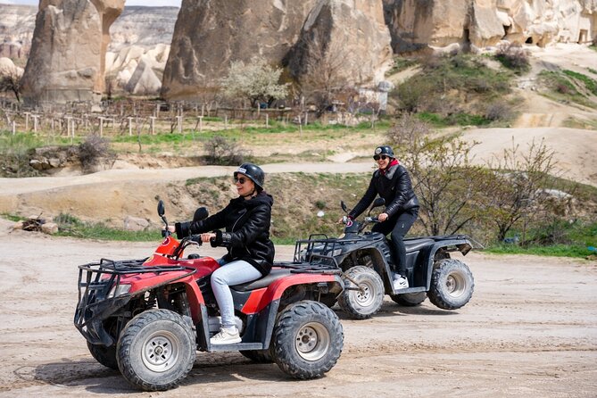 Cappadocia Quad (ATV) Safari Tour with Hotel Pickup & Helmet - Cavusin: Rock Formations and a Change of Pace