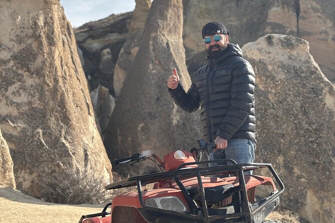 Cappadocia Quad Bike ATV Tour - Rose Valley in Pink and Red Light