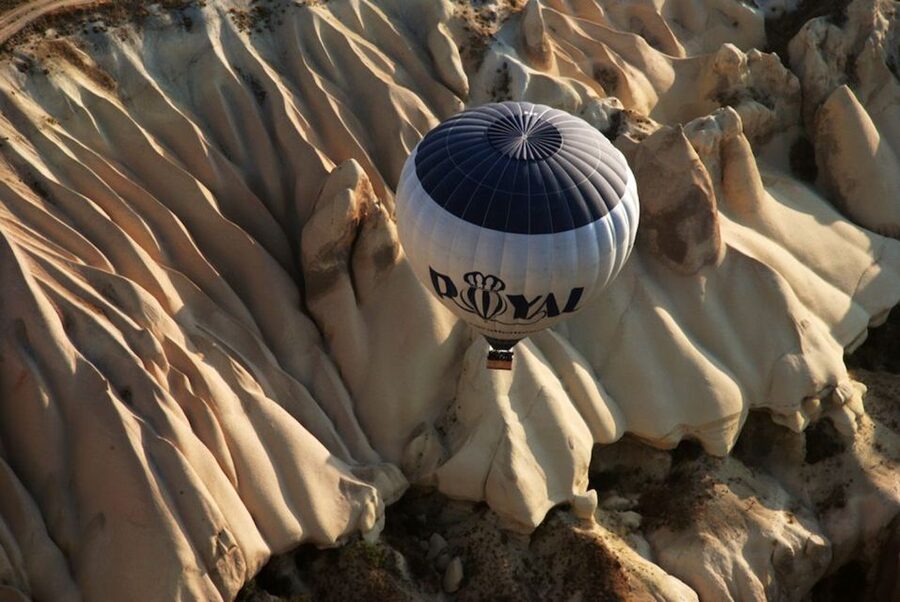 Cappadocia: Royal Queen Hot Air Balloon Tour at Sunrise - Watching the balloon rise beside you